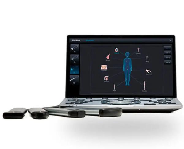 Critical Care 4 Probe Ports Chison Ultrasound Machine SonoAir 60