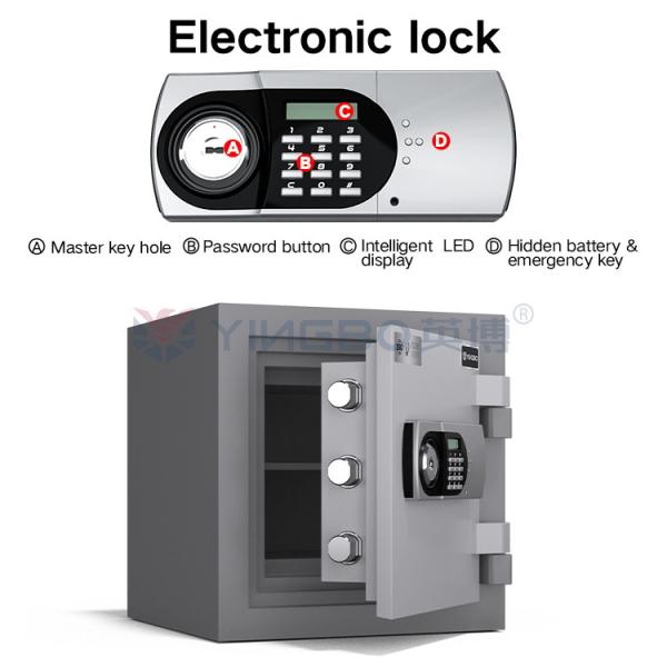 Small Fireproof Safe Box 120 Mins Fireproof Protection Best Fireproof Safe For Cash