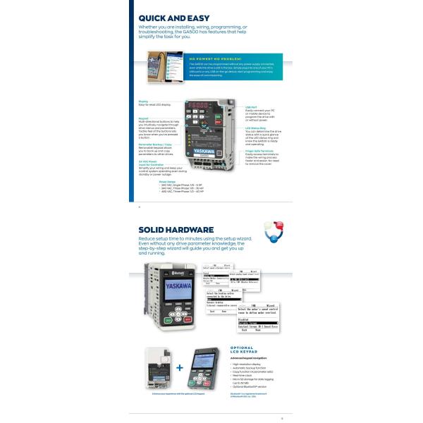 AC Variable Frequency Drive Ga50b4018ABB Inverter 3pH 5.5kw For Industrial
