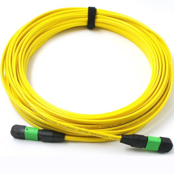 Yellow G652D LSZH Elite Loss MPO MTP Trunk Cable