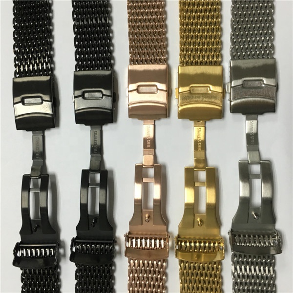 Shark Mesh Watch Strap · Customizable Colors And Logos