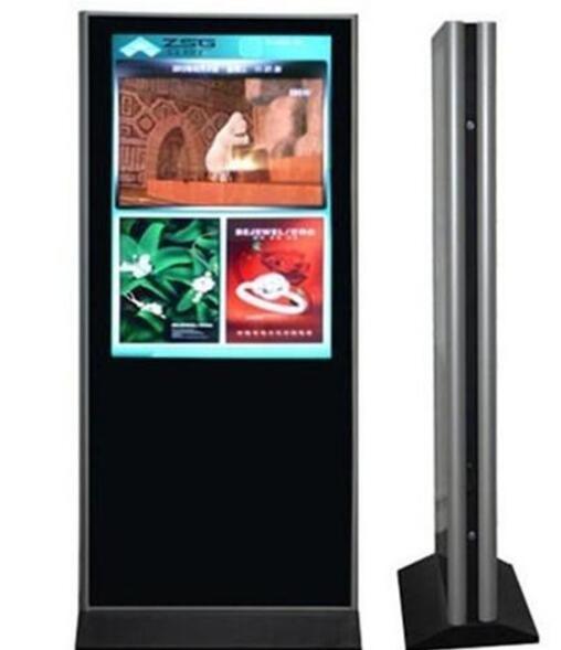 55 Floor Standing LCD Advertising Display Double Sided Kiosk OEM ODM