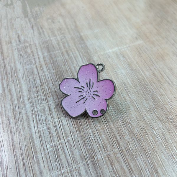 Cherry shape pins,custom cherry metal badge with epoxy