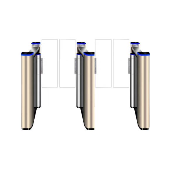 500mm Flap RS232 SS304 Access Control Swing Gate