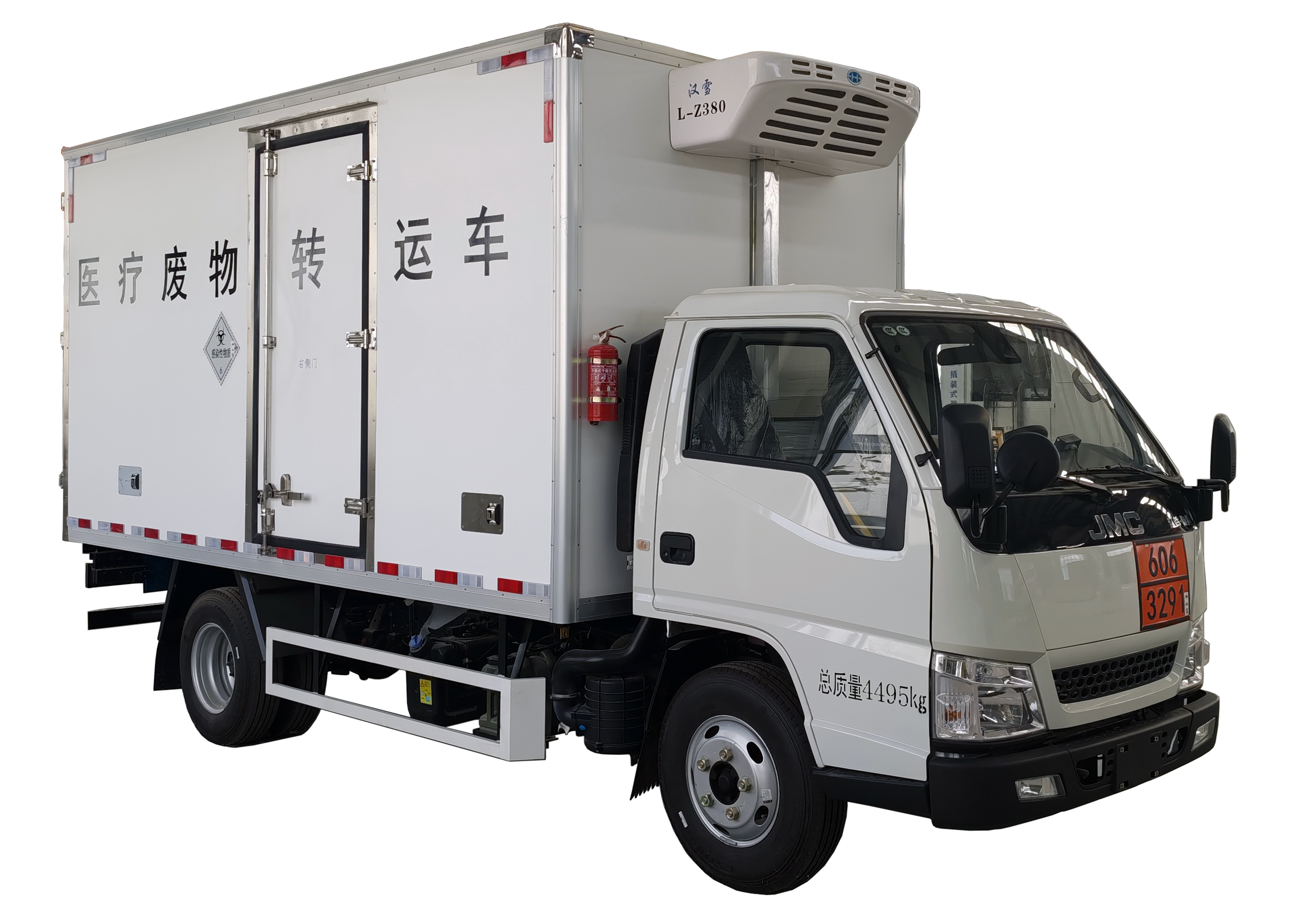 Single Door Biomedical Hazardous Waste Transport Vehicle Trucking Companies