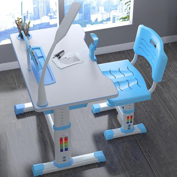 Height Adjustable Children'S Art Desk And Chair Set Multifunctional Study Drawing