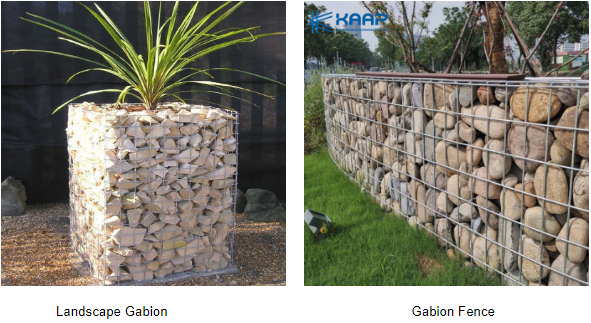 место сада Gabion сваренной сетки ландшафта 50x50mm