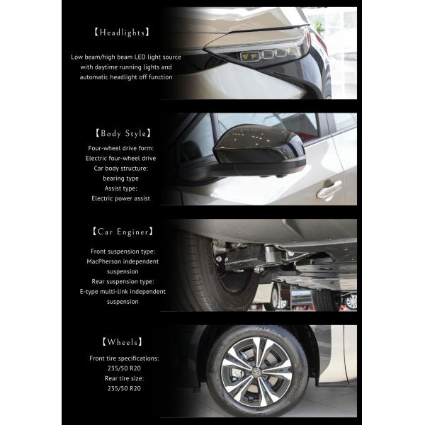 2024 2023 Toyota Bz4X Auto SUV Petite automobile Véhicule à énergie de dépôt