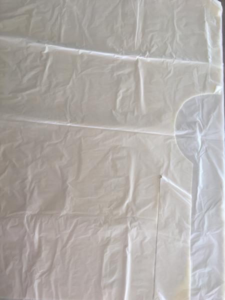 Waterproof Disposable Plastic Hair Cape For Hair Salon / Barber Shop Use