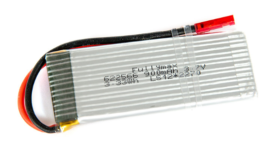 блок батарей иона полимера лития 3.7V 900mAh Lipo перезаряжаемые с соединителем JST