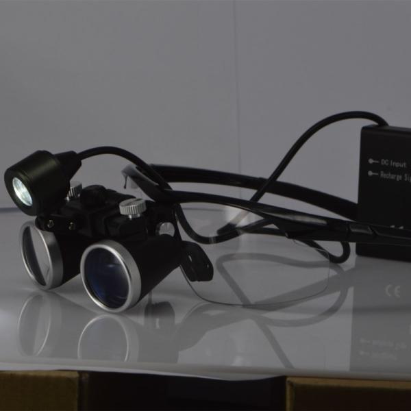 Cabeça dental binocular do diodo emissor de luz de Surgical Medical do dentista das lupas de 2.5X 3.5X