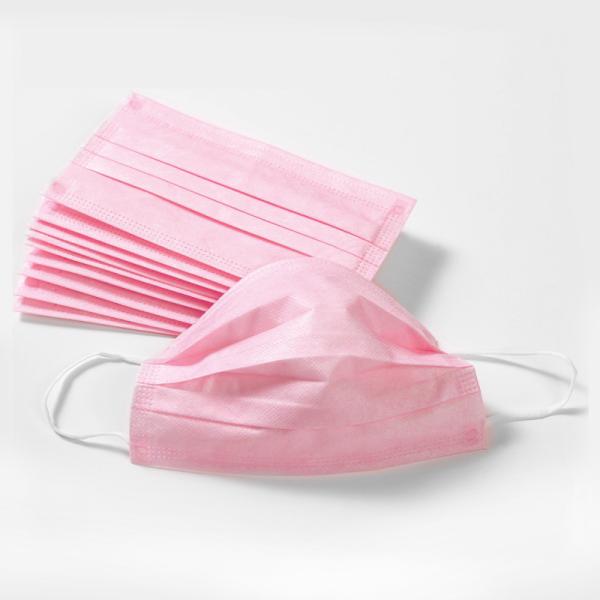 Anti Bacterial 3 Ply Face Mask Blue White Customized Colors  FDA CE Approved