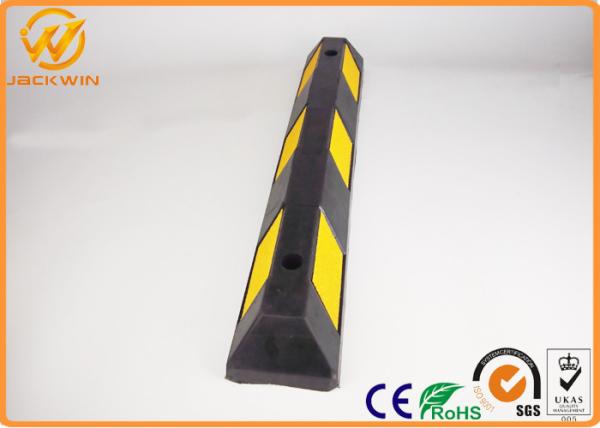 Heavy Duty Truck / Car Rubber Wheel Stopper  / Parking Wheel Stop 900*150*100mm
