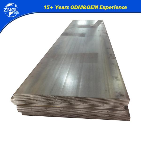 S235 A105 Plaque d'acier au carbone doux Plaque de carbone pour matériaux de construction Largeur 600-1250 mm