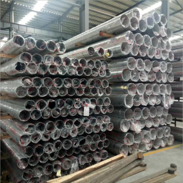 316 Stainless Steel Decorative Pipe , Beveled Ss Welded Pipe 6000mm Length