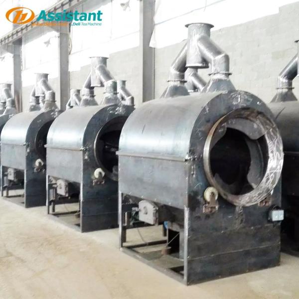 Wood Heating Fixation Revolving machine DL-6CSTP-CM90 Tea Rotating Roasting Drum Dryer