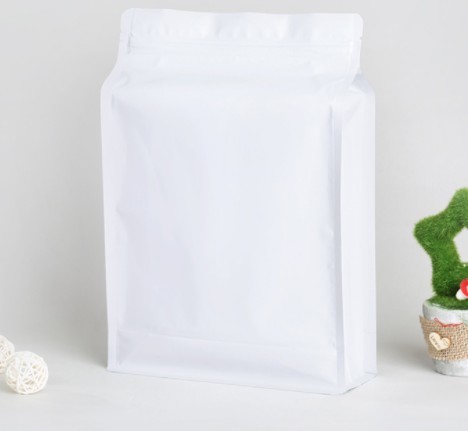 Amazon Wholesale Flat Bottom Custom Print Plastic Bag, China Manufacturer Flat Bottom Flour Packaging Bag