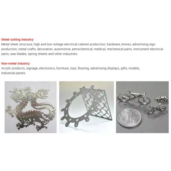 Steel Acrylic Wood Metal Nonmetal Laser Cutting Machine