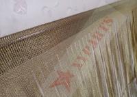 rideaux en Ring Mesh Brass Color For String en métal d'acier inoxydable de 0.53x3.81mm