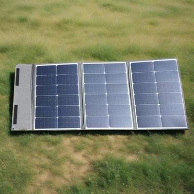 105W Panneau solaire mono pliable léger Matériau en polymère à haute résistance à 3 couches pour véhicule de tourisme pour les commandes des distributeurs