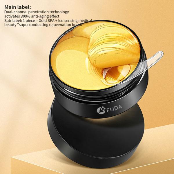 Luxury Gold Repair Skincare Eye Mask Golden Glow Regenerate Moisturising