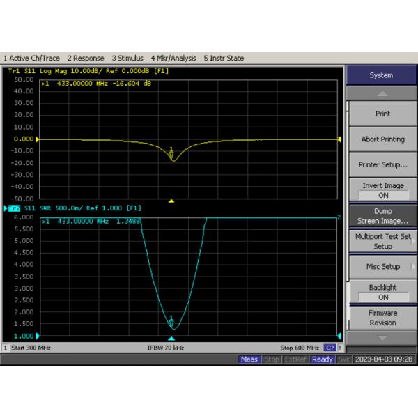 16x100mm 433MHz VSWR 2.0 Antenne en fibre de verre pour la communication à longue distance