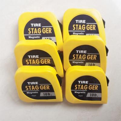 Universal Car Fitment Sprintcar Wingless Dwarf 1/4 x10 Tire Stagger Tape Measure com OE padrão NO. e Universal