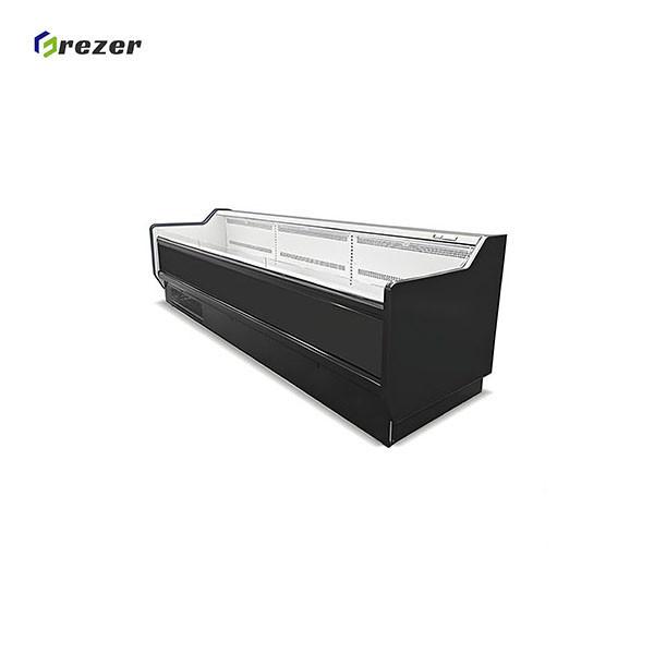 Big Meat Display Freezer Island Supermarket Refrigerated Display Cases For Pork Beef