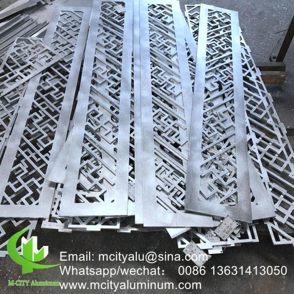 3D Hollow Powder Coated Perforated Aluminum Facade Panel with Customizable Patterns for Exterior Cladding