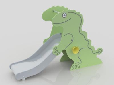 Single Stainless Steel Dinosaur Slide 100kg Indoor And Outdoor Slide