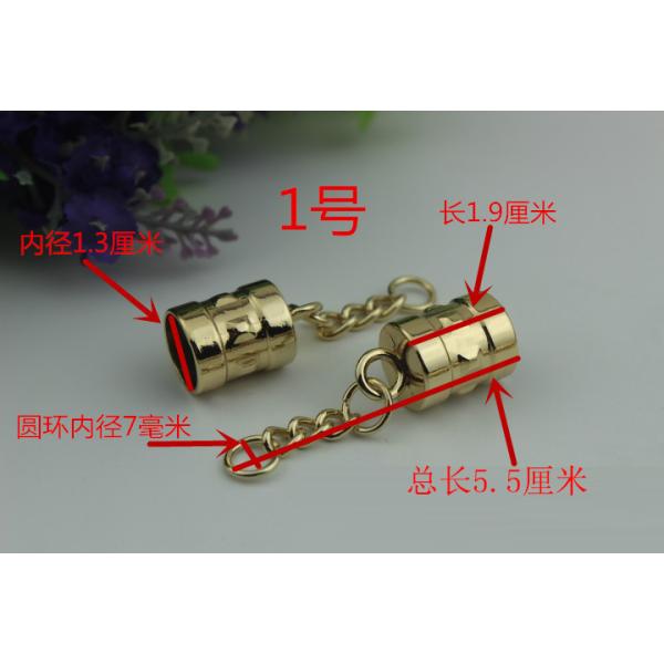 New design 13 mm width zinc alloy jewelry suede big bulk leather key tassel metal cap for women