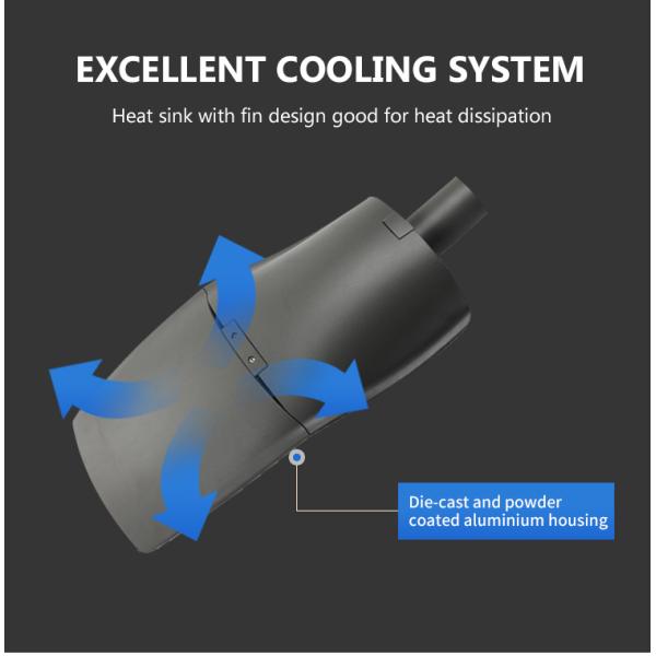 70 CRI 5 - Lumière extérieure imperméable à l'eau en aluminium moulé sous pression IP65 pour lampe d'autoroute