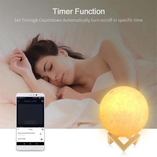 Smart Wi-Fi RGBCW Moon Lamp