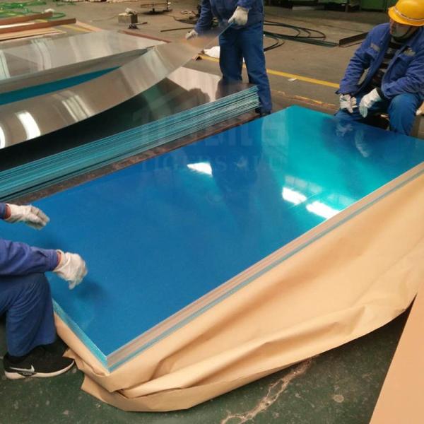 Polished Mirror Aluminum Plate 0.2mm Thick Galvanized Sheet For Boat Ship Building