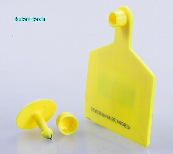 UHF RFID TPU Animal Ear Tags For Animal Management Tracking Identification