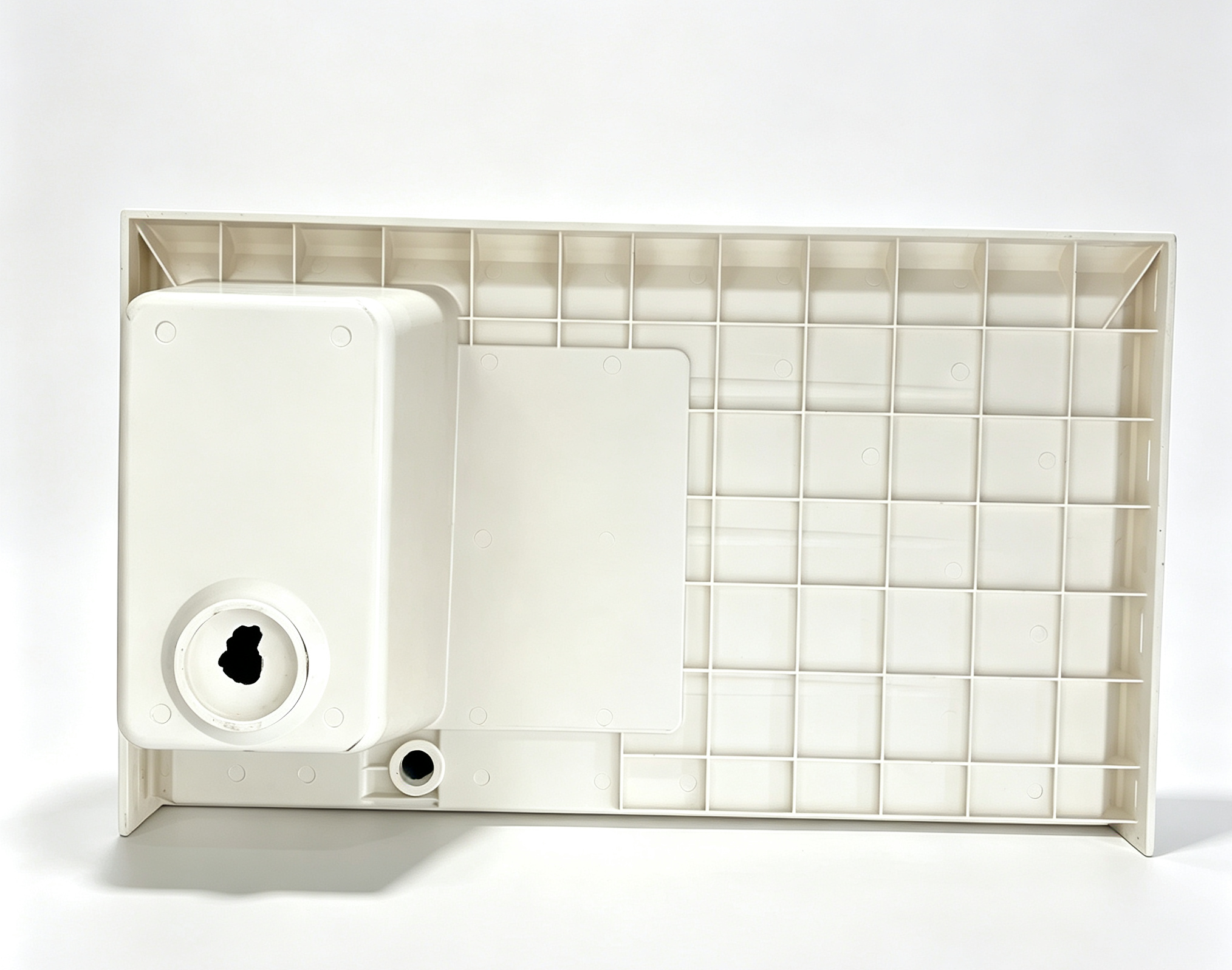 One Piece Molding SMC Basin Corrosion Moisture Resistant Fiberglass Laundry Sink For Balcony