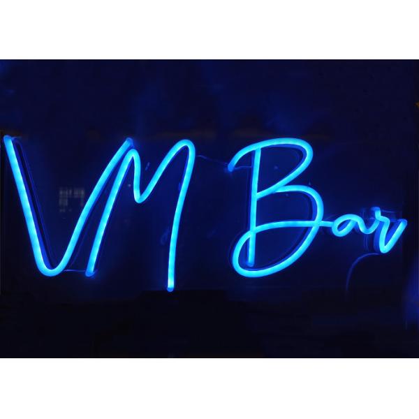 Blue Color 150cm Acrylic Led Neon Name Signs EU Plug