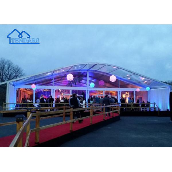 Reinforced Alloy Frame 10x20m Arcum Tent Fire-Retardant Canopy Clear Span for VIP Functions