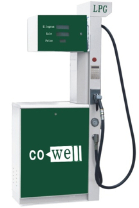 自動車用ガスの補給用液化ガス配給機