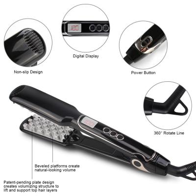 FCC Certified 50W Dual Voltage Flat Iron Hair Straightener
