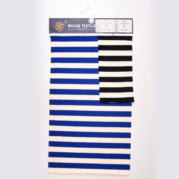 Good Texture And Comfortable Healthy Striped Cotton Fabric For Polo Shirt