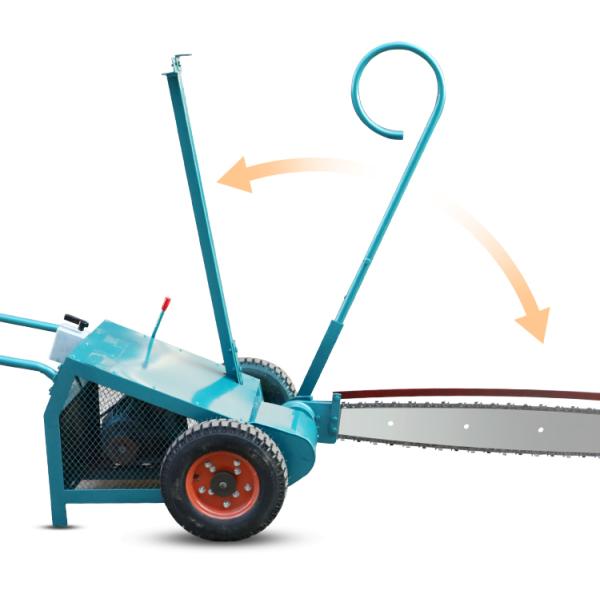 Промышленный электрический дереворезатель мощностью 4 кВт для переносной резки древесины в промышленных условиях