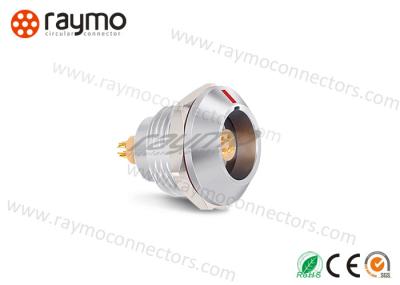 Conector push pull circular fixo do soquete