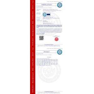 Zhejiang Yuhao Stainless Steel Co., Ltd Certifications