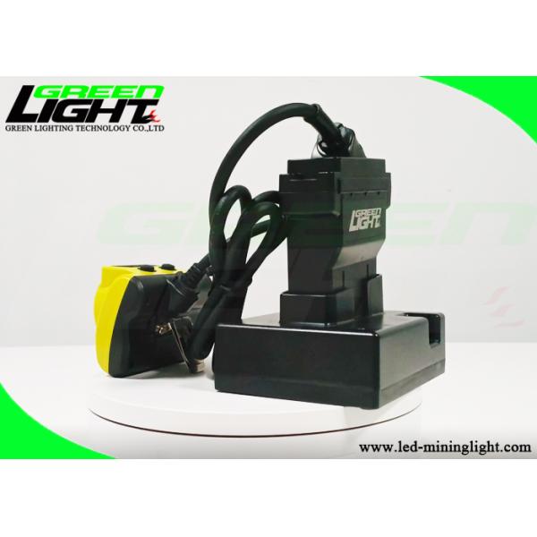 Safety Miner Cap Lamp 13.6Ah Panasonic Rechargeable Battery 4.07W 1100mA 530LUM