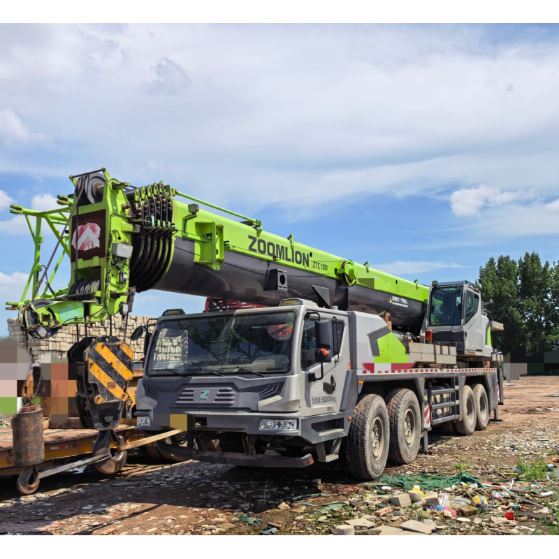 2021 Used Zoomlion ZTC800H7 Truck Crane | 80 Ton Lifting Capacity | 65.6M Main Boom