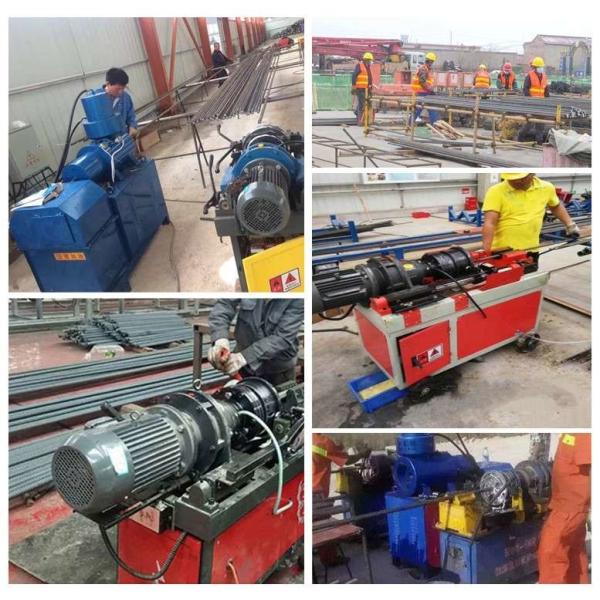 Portable Cold Making Bar Thread Rolling Machine Steel Rebar Rib Peeling Parallel