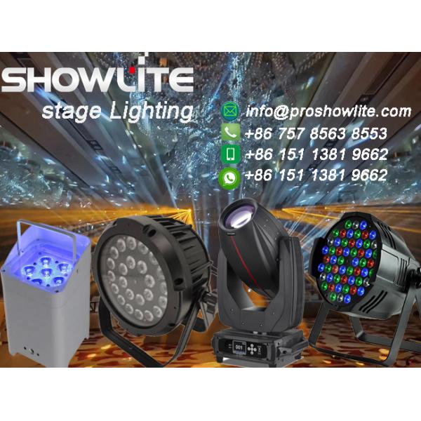 Света этапа дистанционного управления ВИФИ, равенство батареи 6кс18в РГБВАУВ 6ин1 использующее энергию освещают