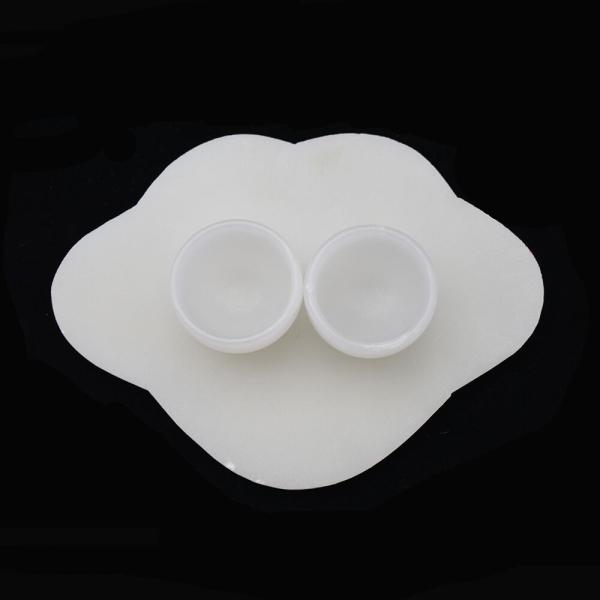 Polished White Jade Tea Top Carving Craft in Chinese Style for High Class Home Decor