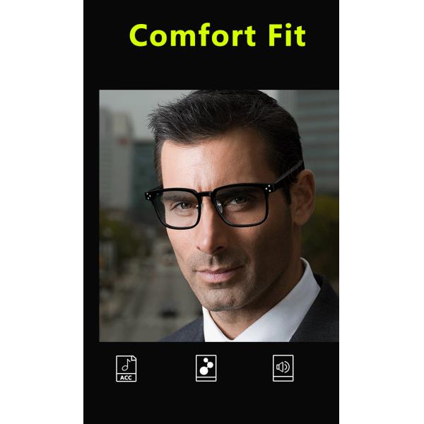 PC Arms AI Glasses Translator , Anti Blue Light Smart Glasses Waterproof For Man And Woman